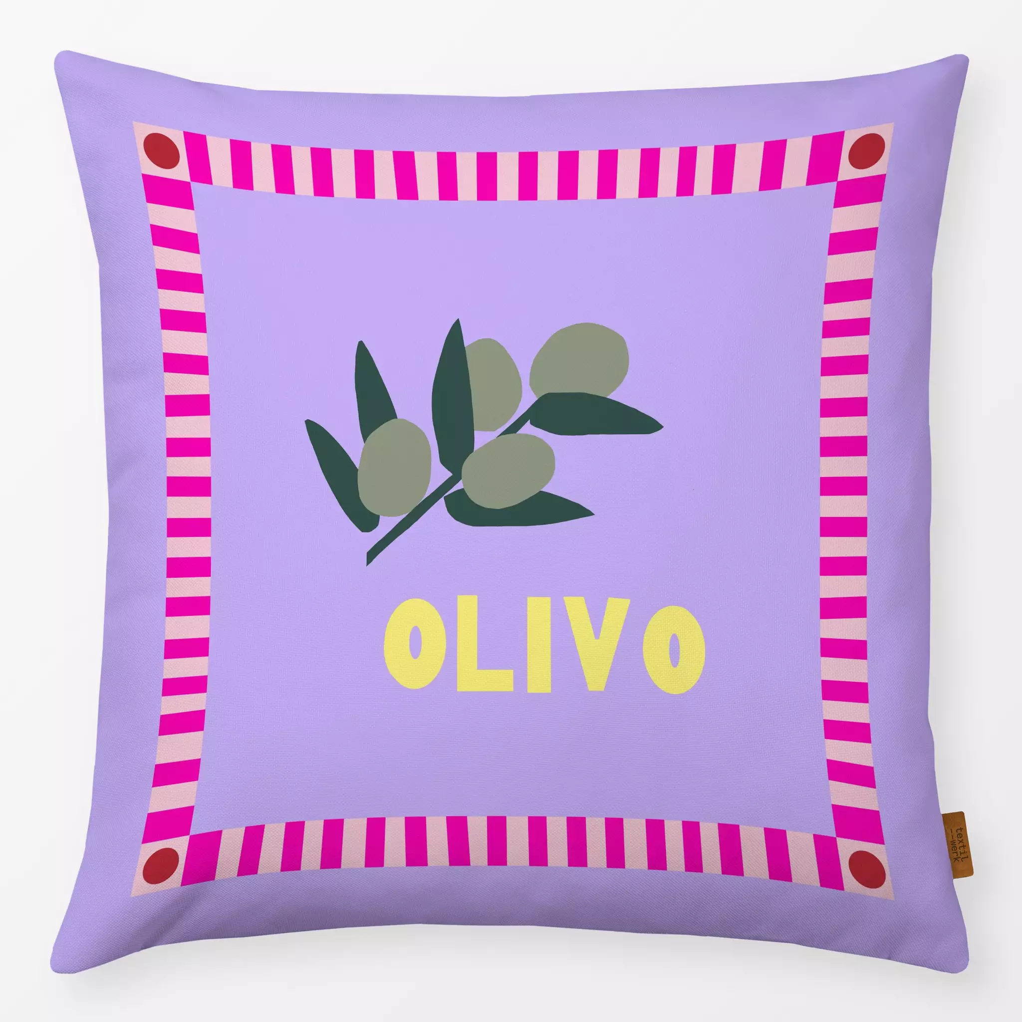Kissen Kissen Olivo lila