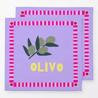 Servietten Olivo lila