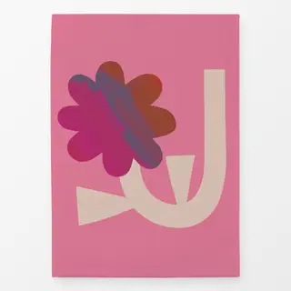 Geschirrtücher Blume Pink