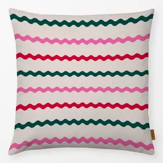 Kissen Wellenstreifen bunt