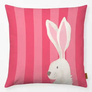 Kissen Hello Spring Hase Streifen