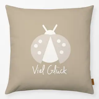 Kissen Viel Glueck Marienkaefer