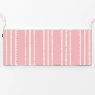 Bankauflage Spitzenstreifen Rosa