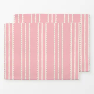 Tischset Spitzenstreifen Rosa