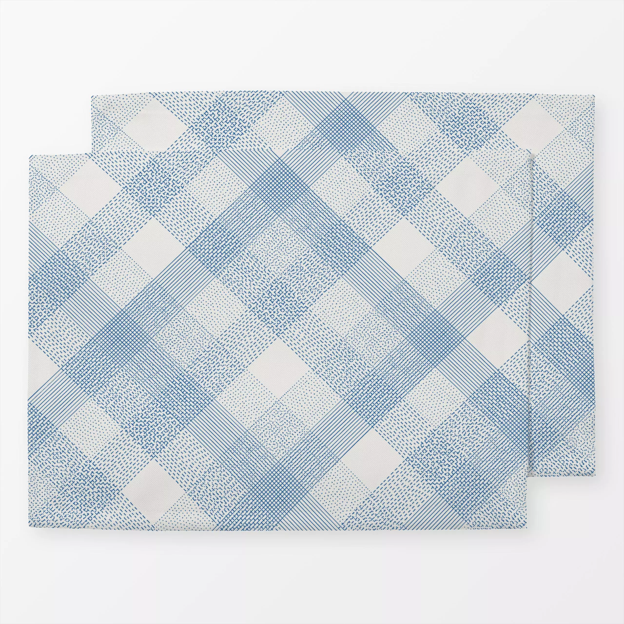 Tischset Karo Mania Klein & Fein 4, gemustert, von Primus Pattern