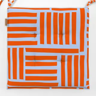 Sitzkissen Sunny Orange Linien