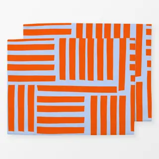Tischset Sunny Orange Linien