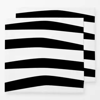 Servietten Zarah Zebra Streifen
