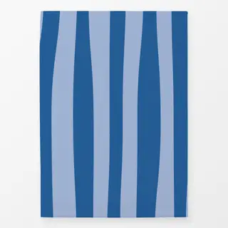 Geschirrtücher Santorini Streifen Blau Blau