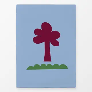 Geschirrtücher Frühling Baum hellblau