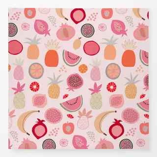 Tischdecke Exotic Fruit Paradise pink