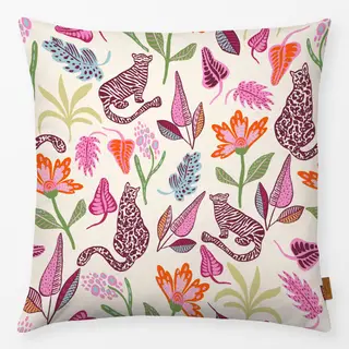 Kissen Jaguar Tiger pink