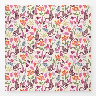 Tischdecke Jaguar Tiger pink