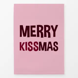 Geschirrtücher Merry Kissmas pink