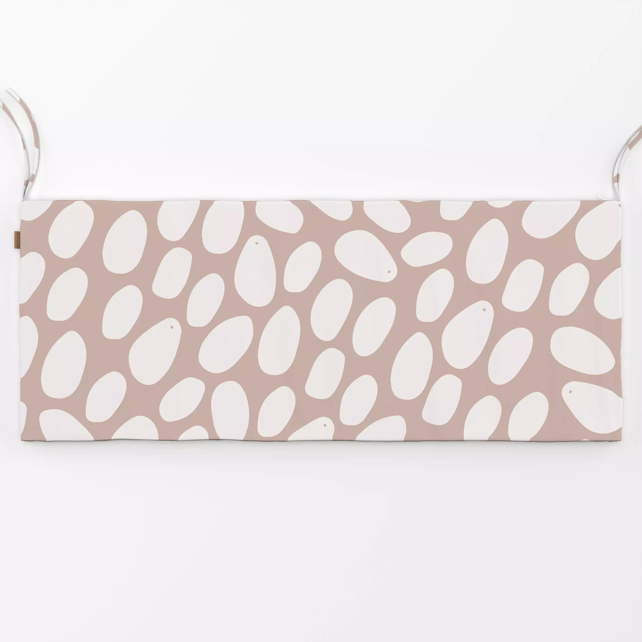 Bankauflage Ostereier Tanz Terracotta - Frühling, Symbole & Muster, Ostern - von „Uta Naumann"; Muster, abstrakt, skandinavi...