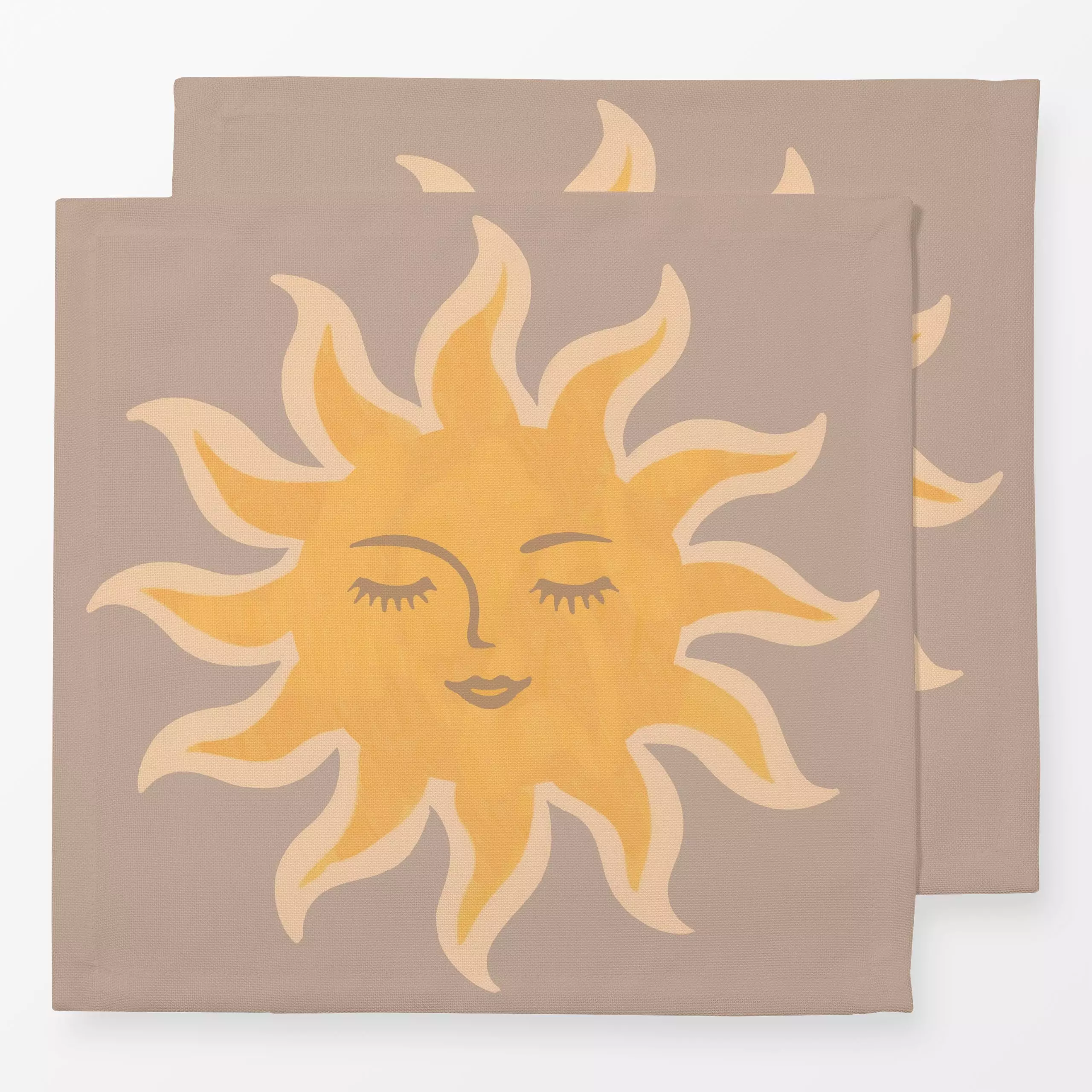 Servietten Boho Sonne - Kinderzimmer & Motive für Kinder, Natur & Landschaft, Sommer - von „Studio Kesse"