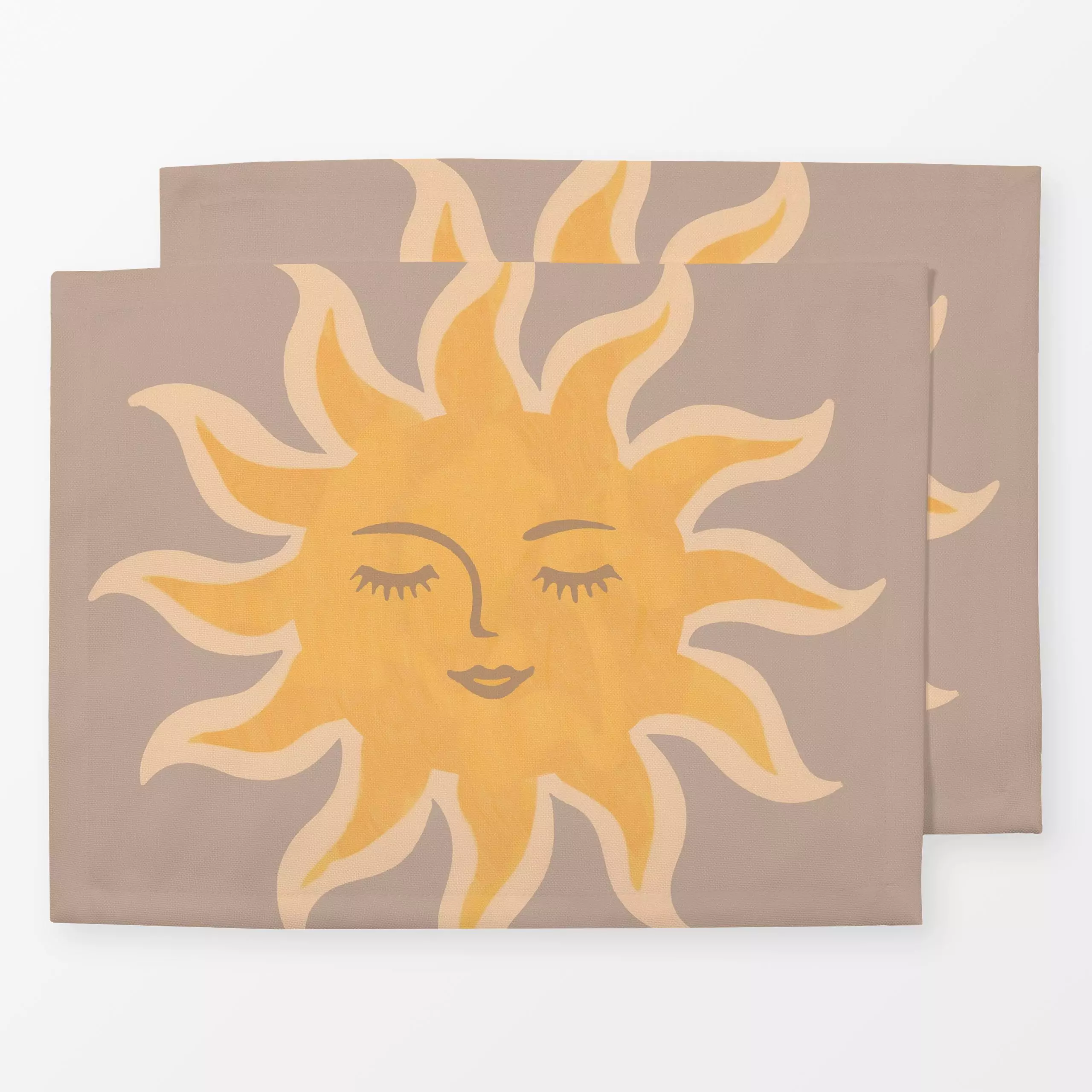 Tischset Boho Sonne, fürs Kinderzimmer, Sommer, von Studio Kesse