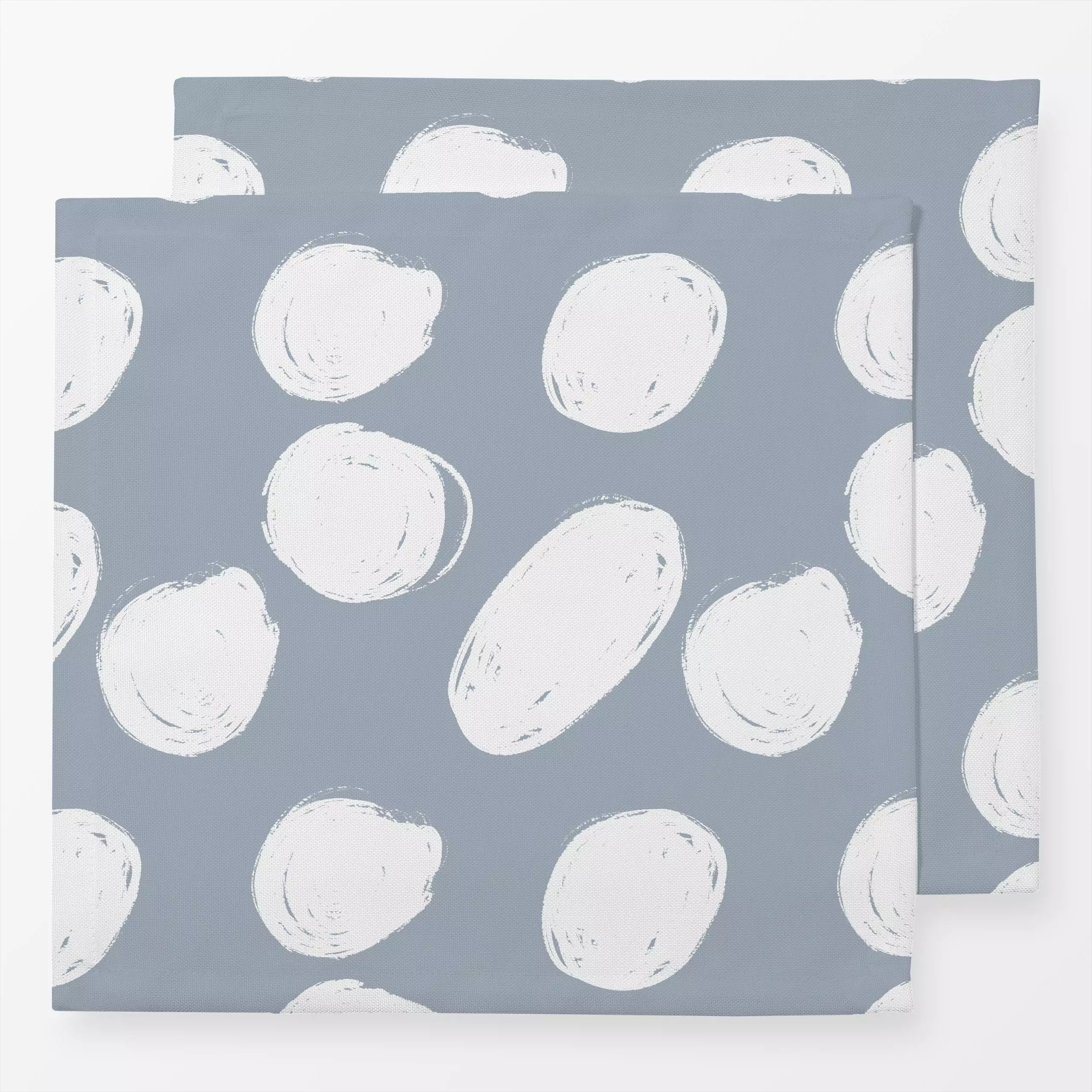 Servietten Schneetreiben - Symbole & Muster - von „Uta Naumann"; boho, Punkte, Winter, Herbst, handgemalt, Bohemian, gepunkt...