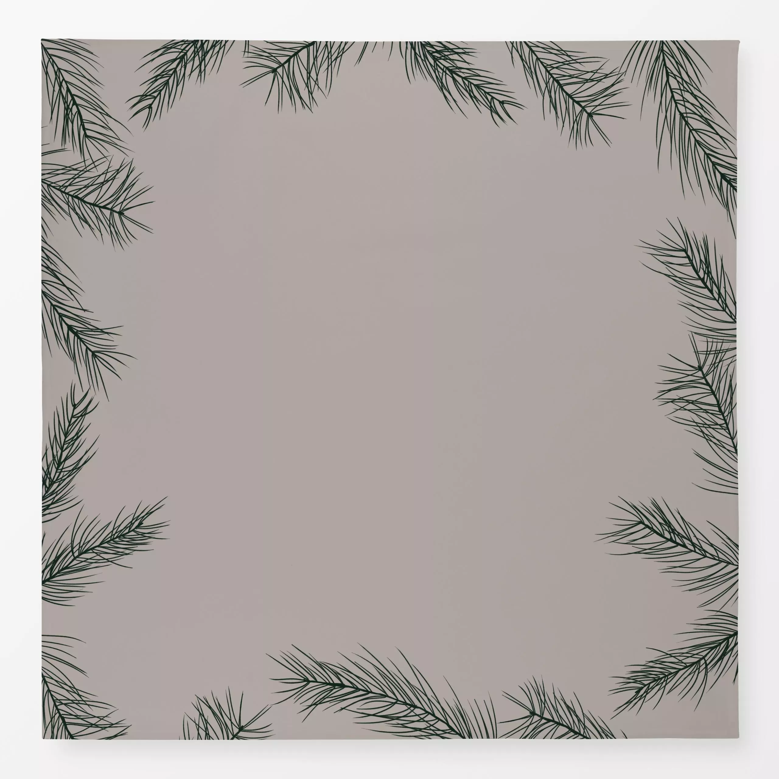 Tischdecke Mørk Beige Afdeling - Natur & Landschaft, Weihnachten - von „textilwerk x hejmelig"; Tanne, Weihnachten, Winter, ...