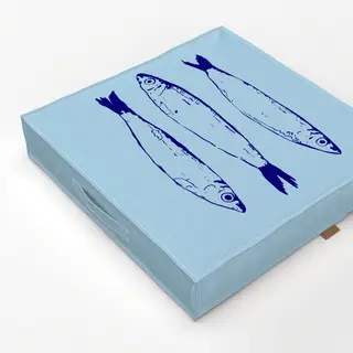 Bodenkissen Santorini Sardine Fish