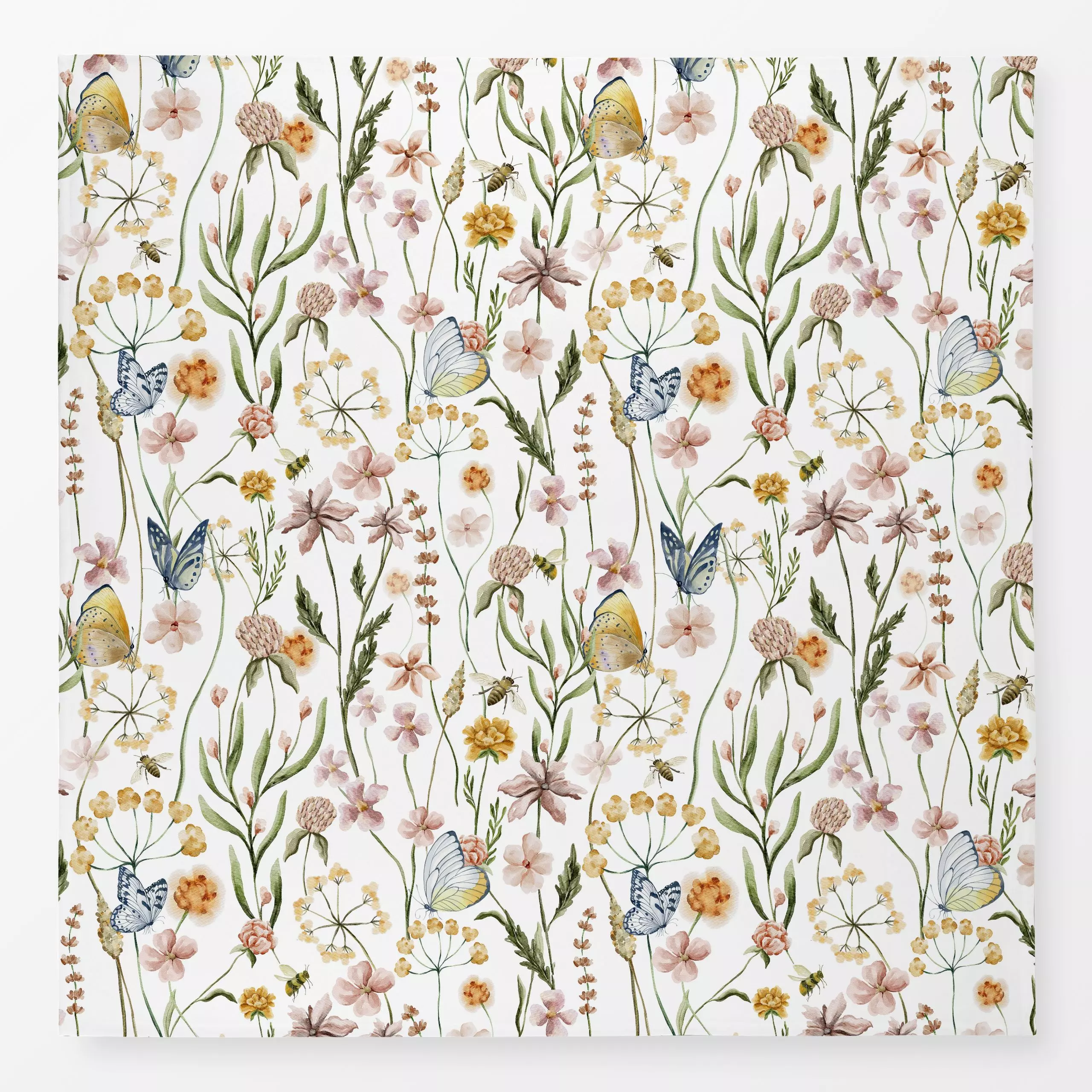 Tischdecke Trockenblumen Wiese 1, Blumen, Sommer, von Uta Naumann
