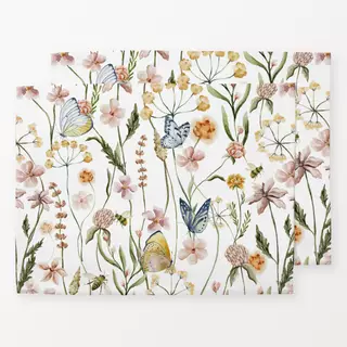 Tischset Trockenblumen Wiese 1