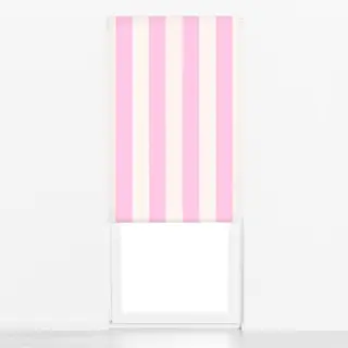 Raffrollo Bold Stripes Pink