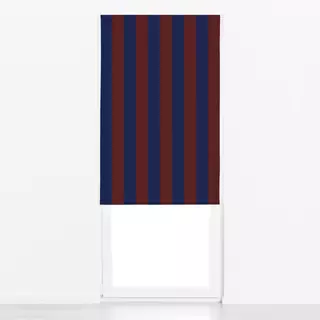 Raffrollo Stripe Collection Brown Blue