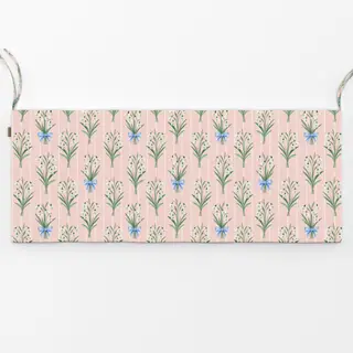 Bankauflage Schneeglöckchen rosa