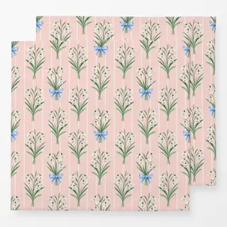 Servietten Schneeglöckchen rosa