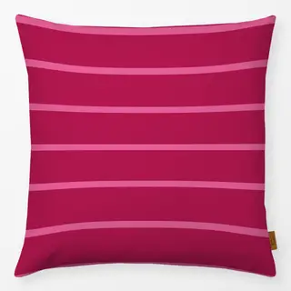 Kissen Stylish Stripes Red Pink