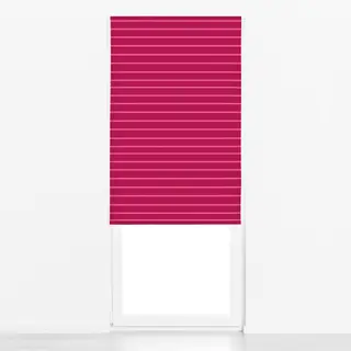 Raffrollo Stylish Stripes Red Pink