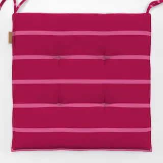Sitzkissen Stylish Stripes Red Pink