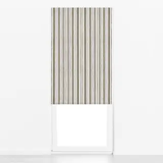 Raffrollo Rustic Linen Stripes Beige