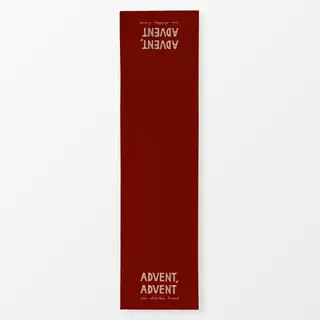 Tischläufer Advent Advent Rot