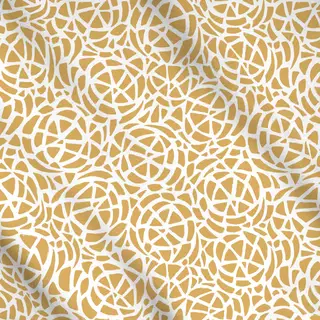 Meterware yellow swirls