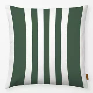 Kissen Vintage Stripe Green