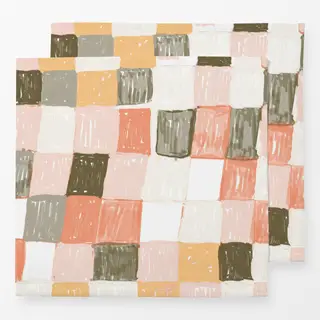 Servietten Warmes Farbenspiel