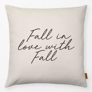 Kissen Fall In Love With Fall Creme