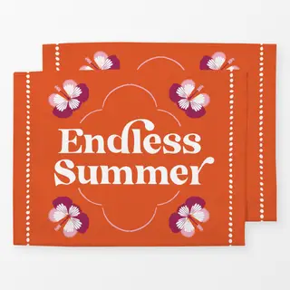Tischset Endless Summer orange