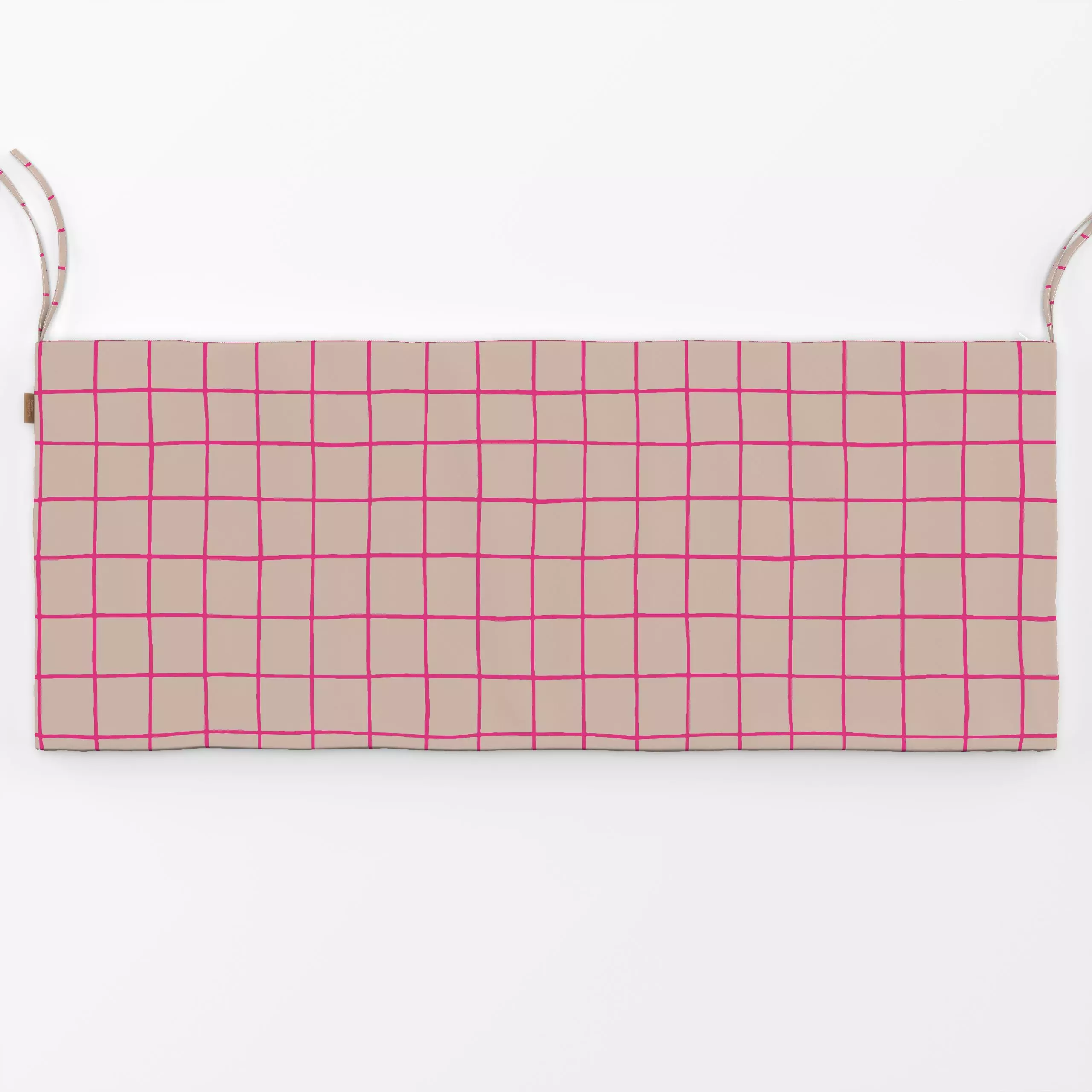 Bankauflage Checks pink - Symbole & Muster - von „Studio Kesse"