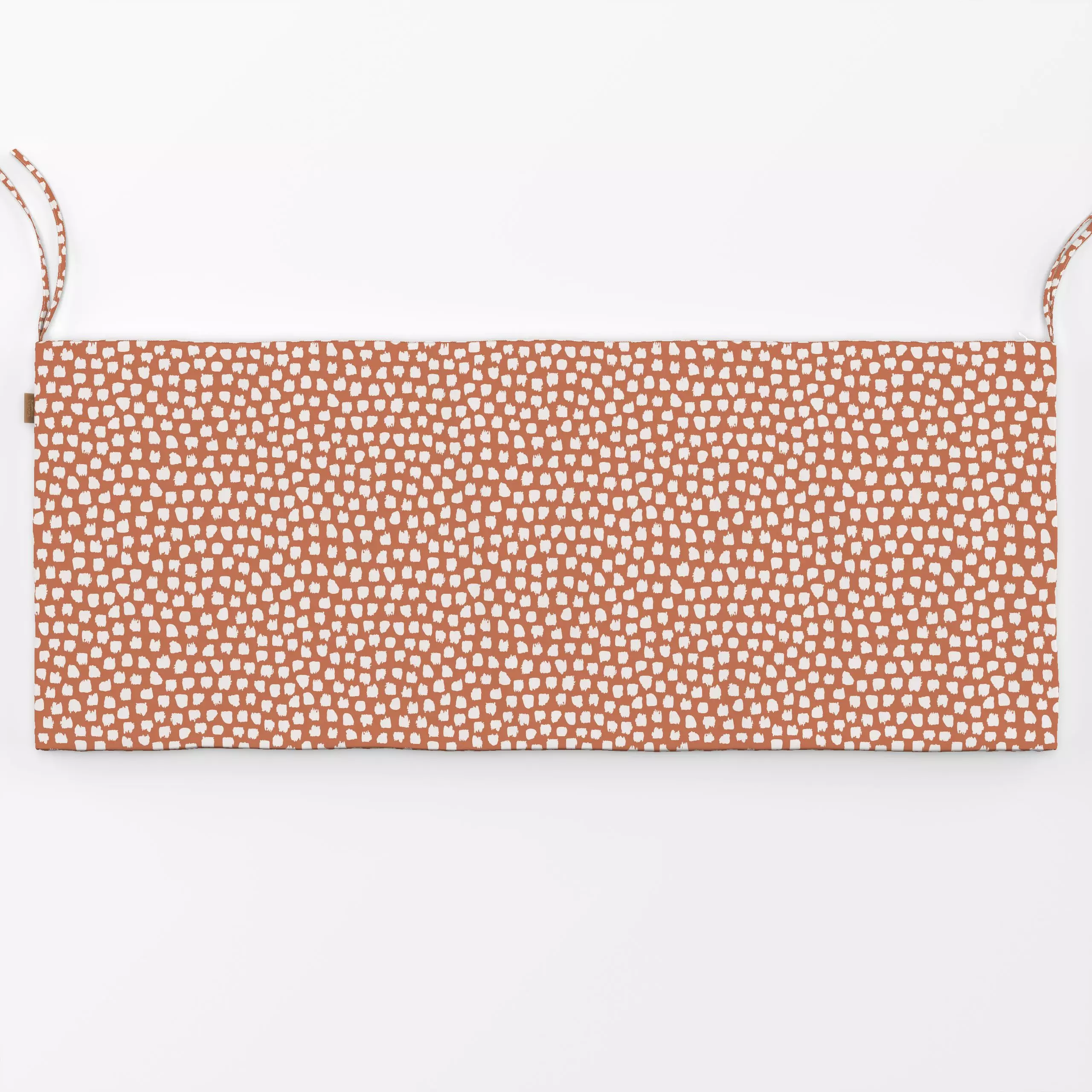 Bankauflage Farbtupfer beige rostbraun - Herbst, Symbole & Muster - von „Kathrin Woo"; boho, Punkte, formen, Herbst, Herbstd...