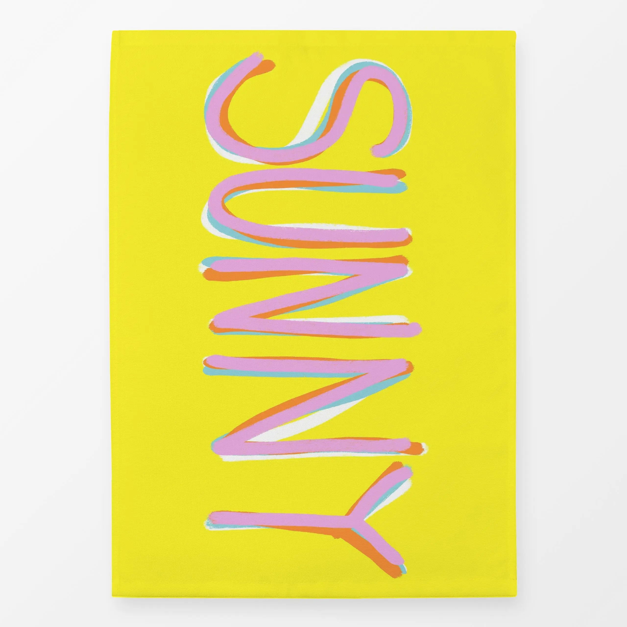 Geschirrtücher Summer Sunny - Sommer, Sprüche & Schriftzüge - von „Julia Schumacher"; Sonne, Sommer, summer, sommerfarben, k...
