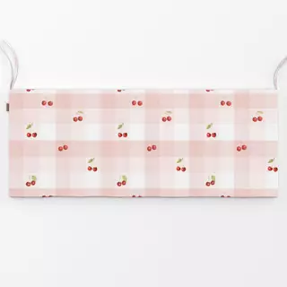 Bankauflage Vintage Cherry Gingham II