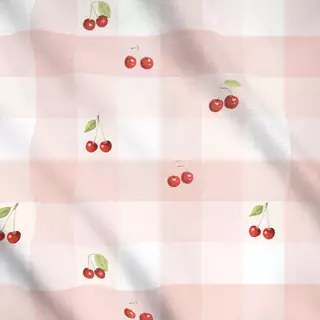 Meterware Vintage Cherry Gingham II