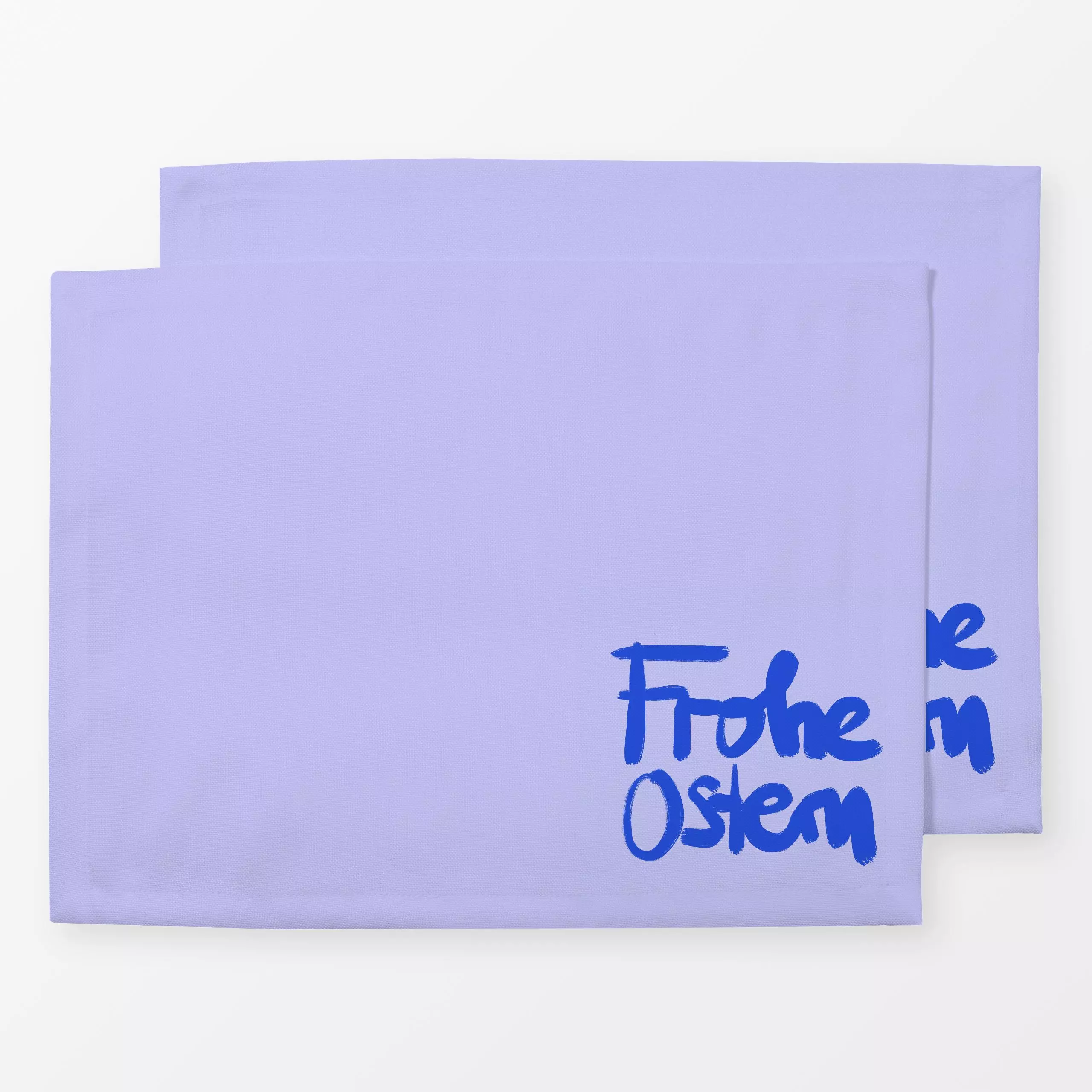 Tischset Frohe Ostern Royal Lila - Sprüche & Schriftzüge, Anlässe, Ostern - von „Sophie Augustin Illustration"; Ostern, typo...