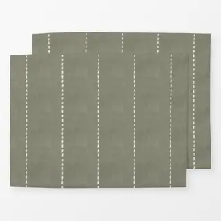 Tischset Streifen Gestickt Midsommar