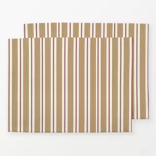 Tischset Christmas stripes