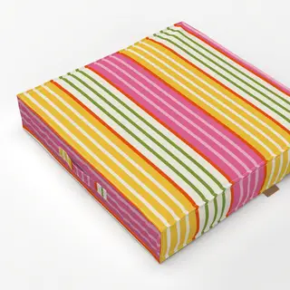 Bodenkissen Sommerlich gestreift