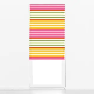Raffrollo Sommerlich gestreift